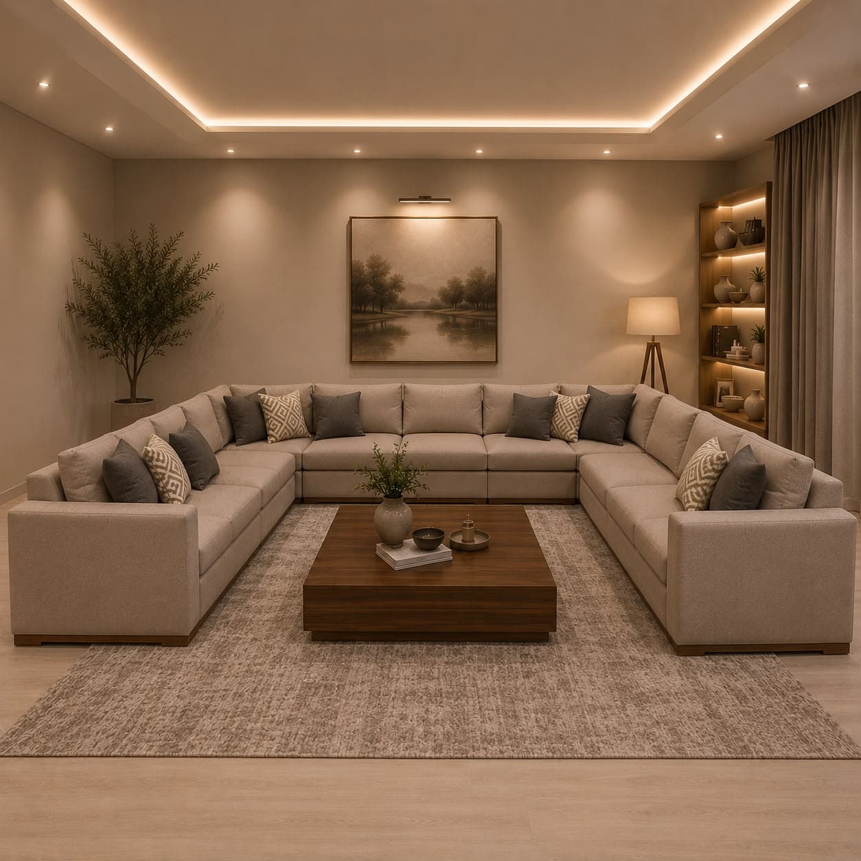 طقم غرفة معيشة مودرن لوتس