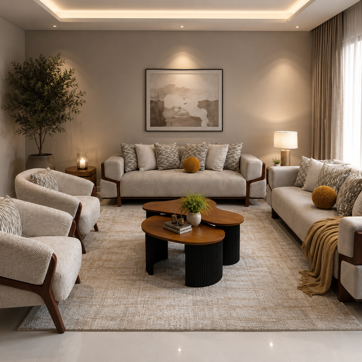 طقم كنب مودرن اتيكا